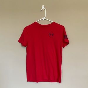 Boy’s Red Under Armour T-Shirt